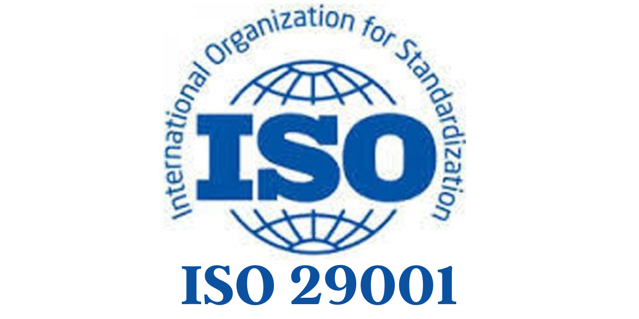 ISO 29001 Kalite Sertifikası