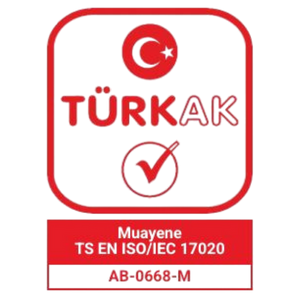 TÜRKAK Akreditasyon Belgesi